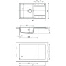 Мойка кухонная LEMARK IMANDRA 760 шампань 9910030